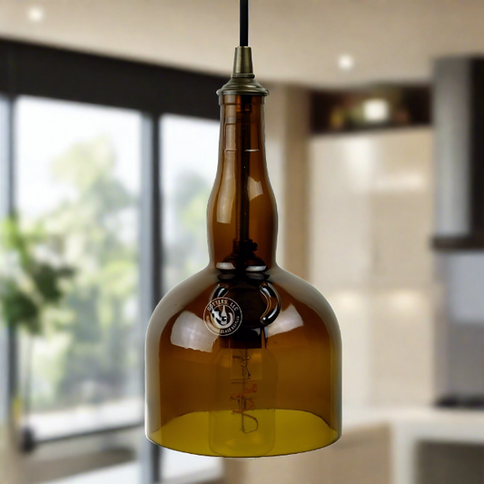 Grand Marnier Liqueur Bottle Pendant Light