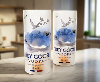 Grey Goose Vodka Bottle Candle Cover Set