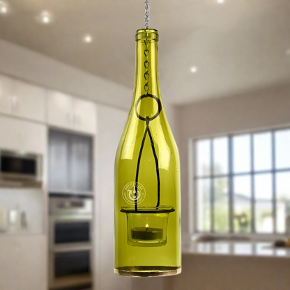 Wine Bottle Hanging Lantern