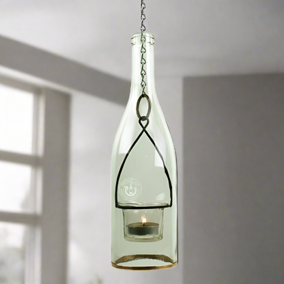 Wine Bottle Hanging Lantern