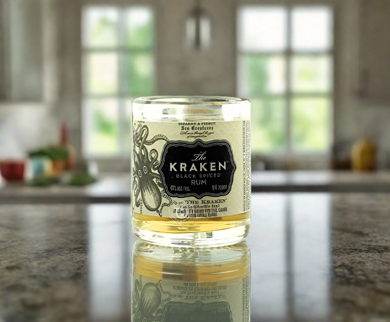 The Kraken Rum Bottle Shot Glass