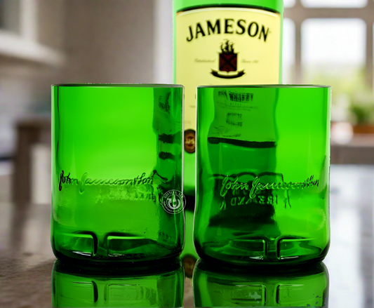 Jameson Irish Whiskey Bottle 12oz Glass Set