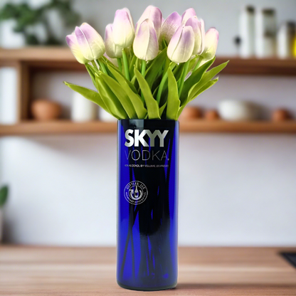 Skyy Vodka Bottle Vase