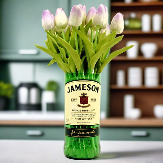 Jameson Irish Whiskey Bottle Vase