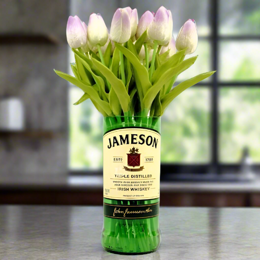 Jameson Irish Whiskey Bottle Vase