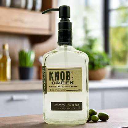 Knob Creek Whiskey Bottle Soap Dispenser