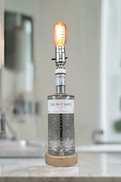The Botanist Gin Bottle Lamp