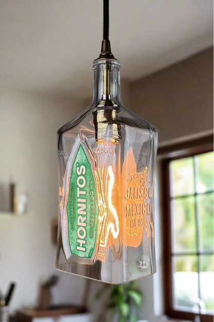 Hornitos Tequila Bottle Pendant Light