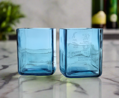 Bombay Sapphire Gin Bottle 14oz Glass Set