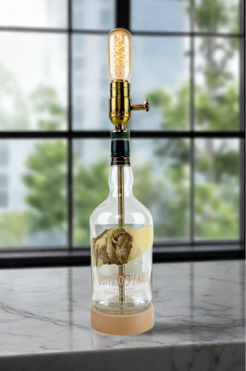 Buffalo Trace Bourbon Whiskey Bottle Lamp