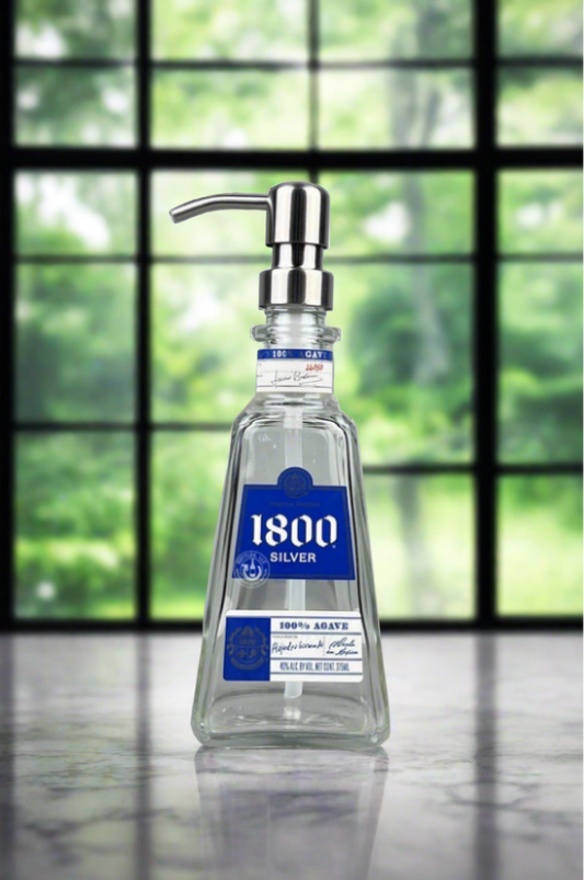 1800 Tequila 375ml Bottle Soap Dispenser