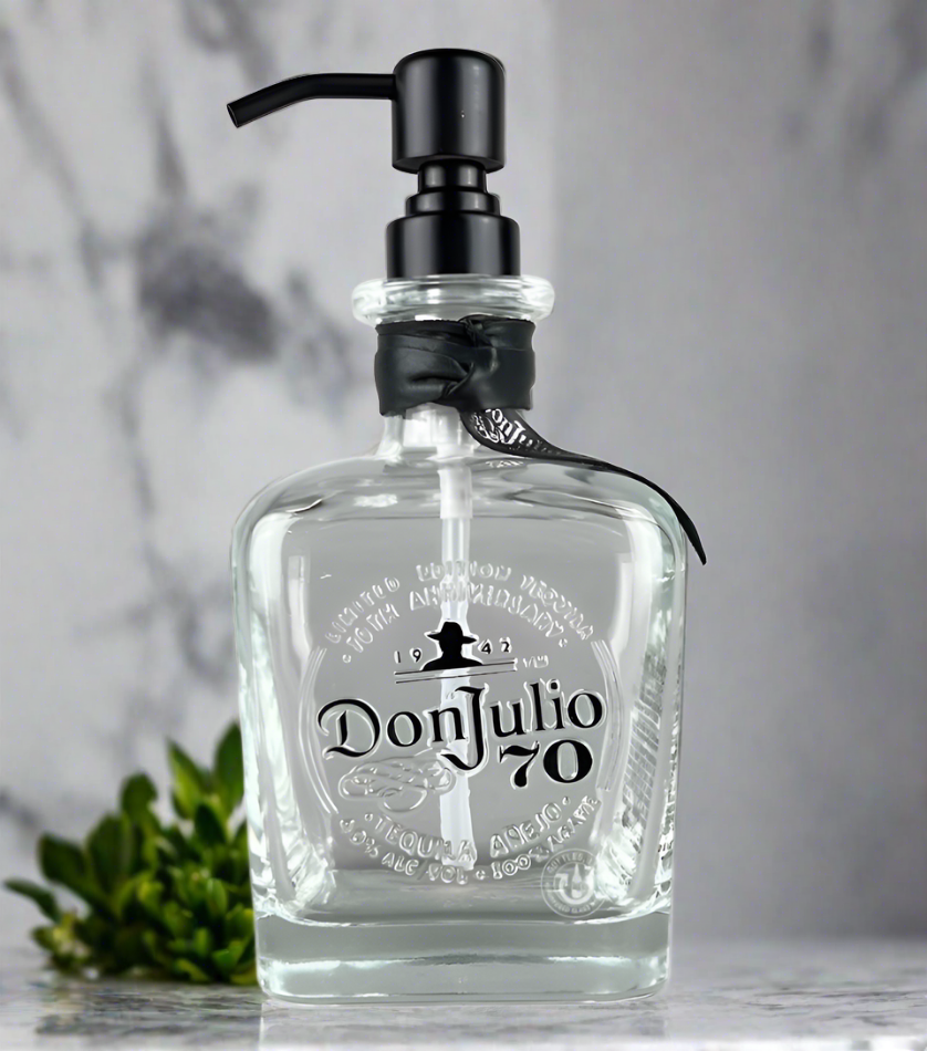 Don Julio Tequila Bottle Soap Dispenser - 70 Anejo Cristalino