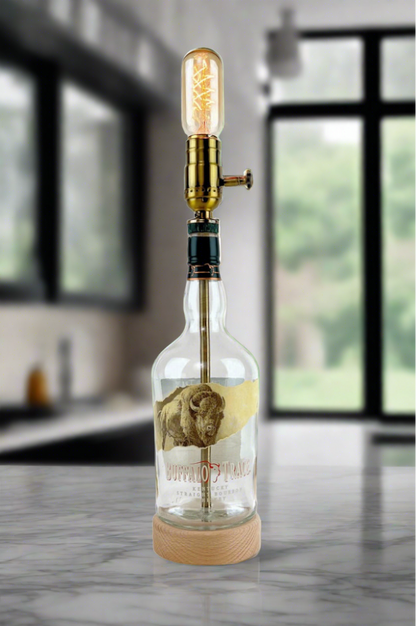 Buffalo Trace Bourbon Whiskey Bottle Lamp