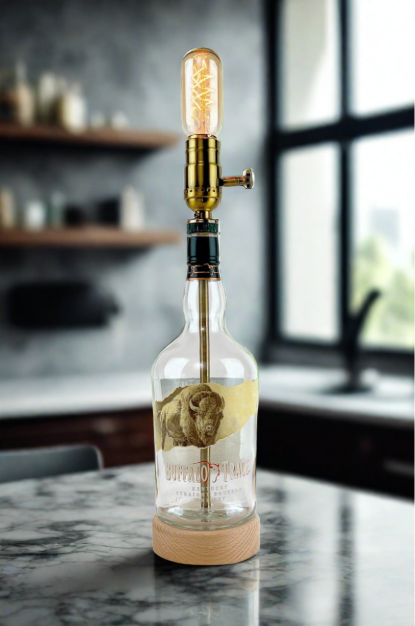 Buffalo Trace Bourbon Whiskey Bottle Lamp