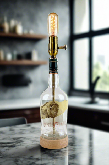 Buffalo Trace Bourbon Whiskey Bottle Lamp