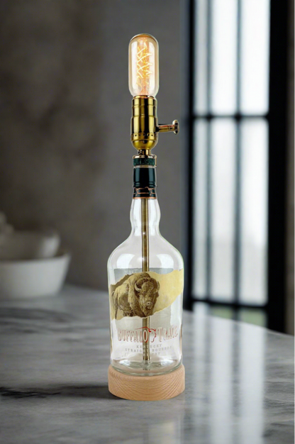 Buffalo Trace Bourbon Whiskey Bottle Lamp