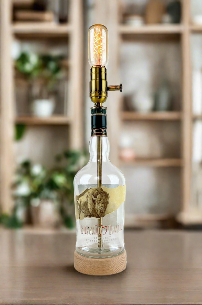 Buffalo Trace Bourbon Whiskey Bottle Lamp