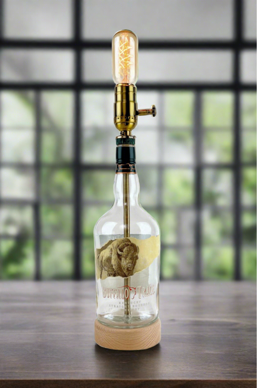 Buffalo Trace Bourbon Whiskey Bottle Lamp