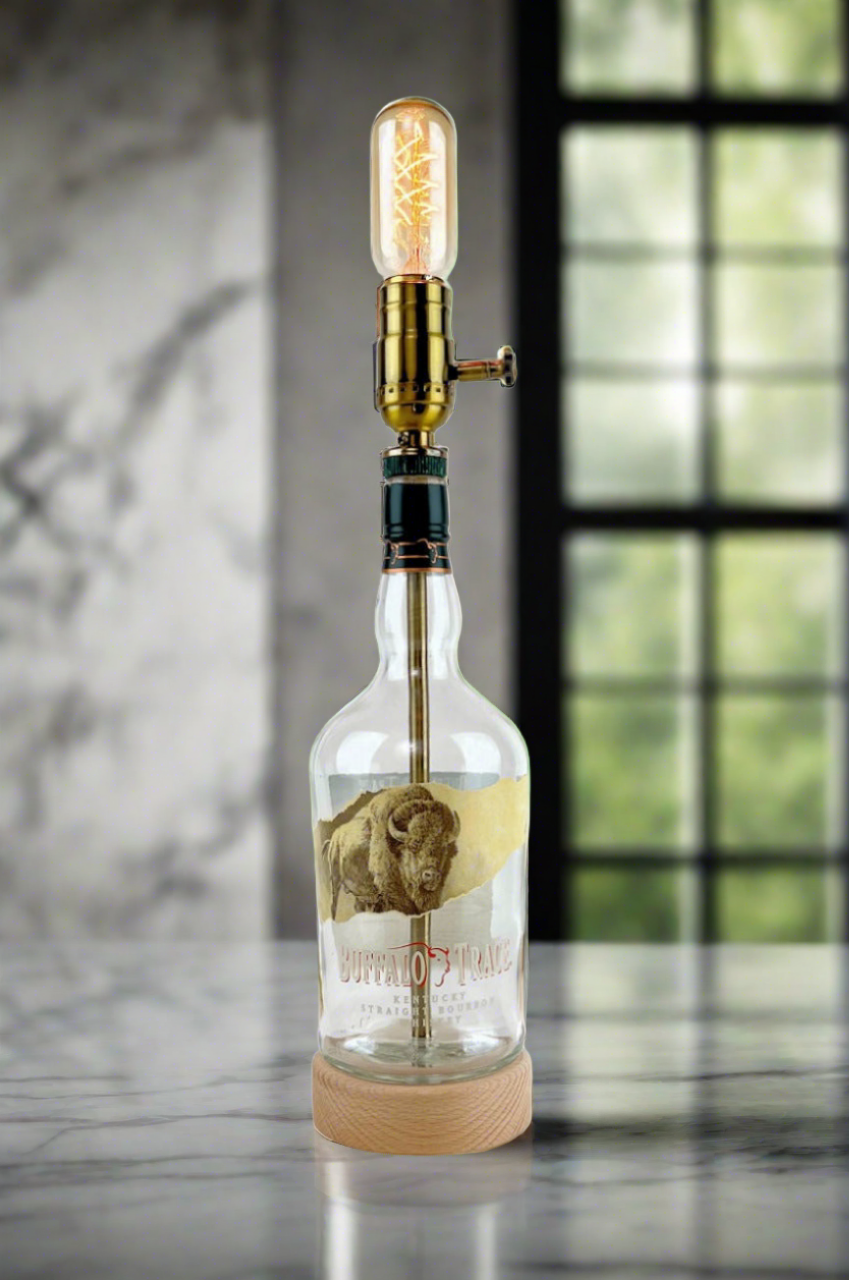 Buffalo Trace Bourbon Whiskey Bottle Lamp