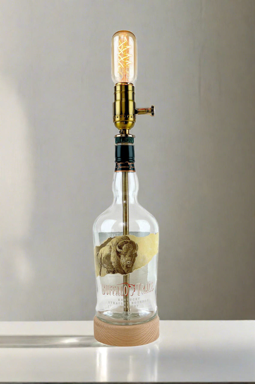 Buffalo Trace Bourbon Whiskey Bottle Lamp