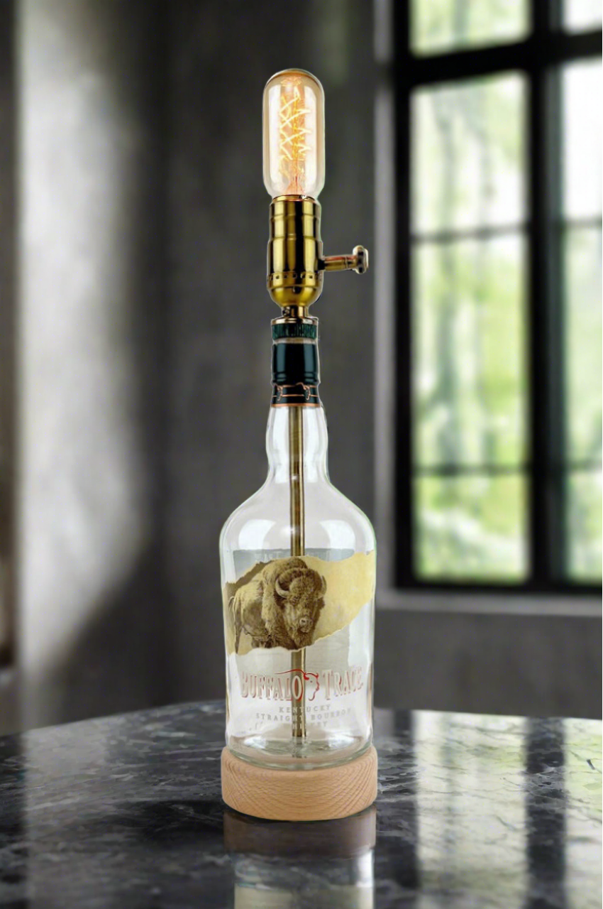 Buffalo Trace Bourbon Whiskey Bottle Lamp