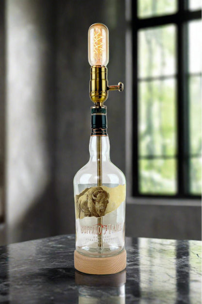 Buffalo Trace Bourbon Whiskey Bottle Lamp