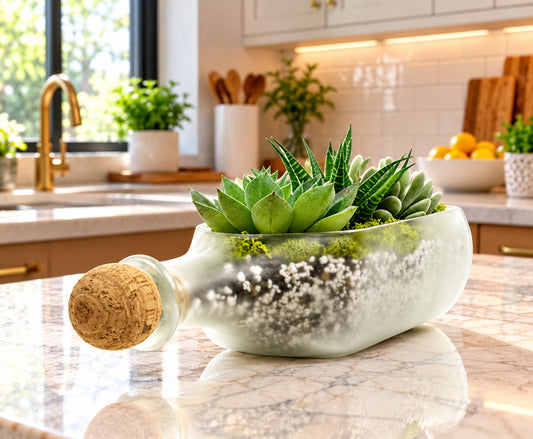 Patron Citronge Liqueur Bottle Planter