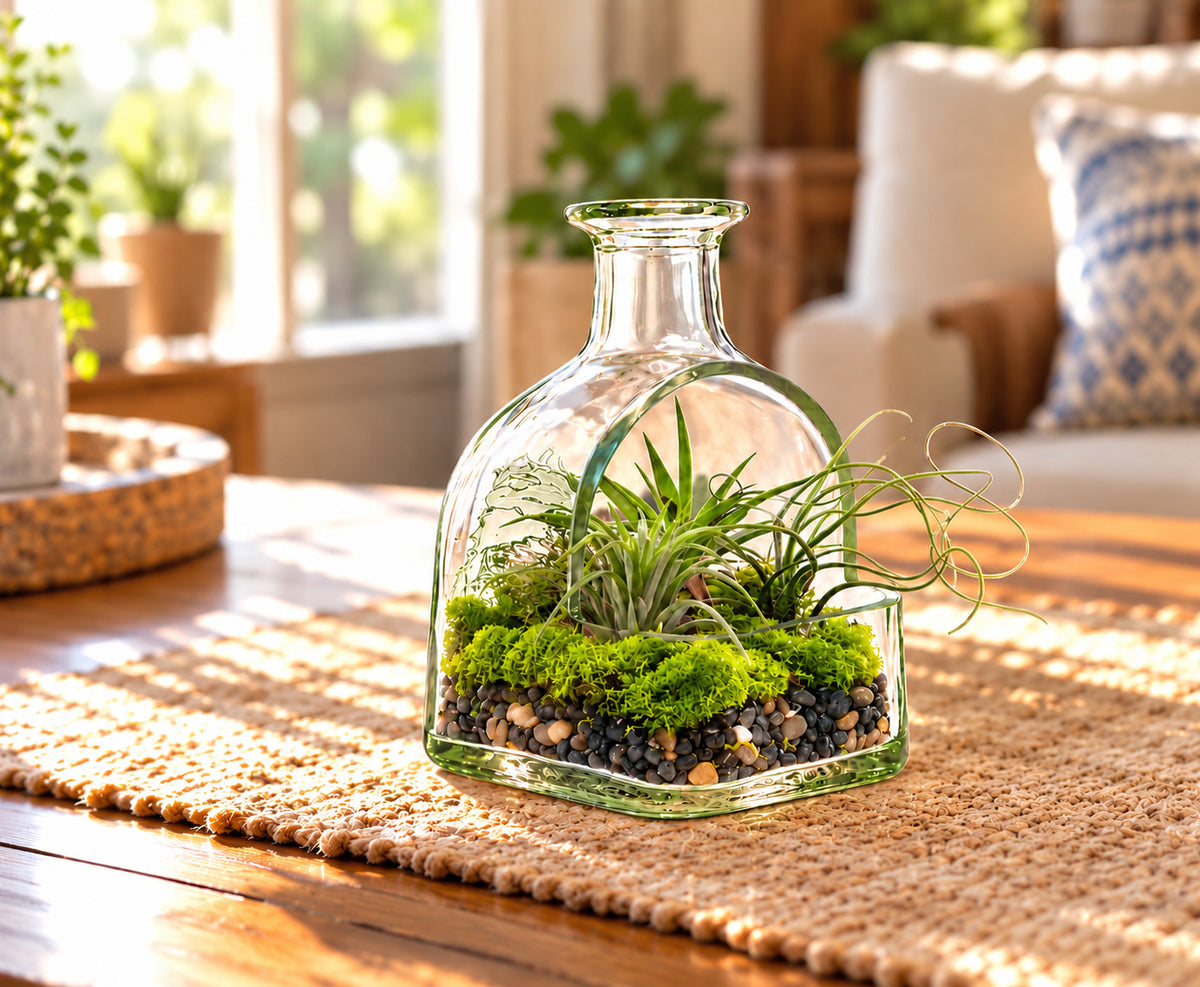 Patron Tequila Bottle Hanging Planter