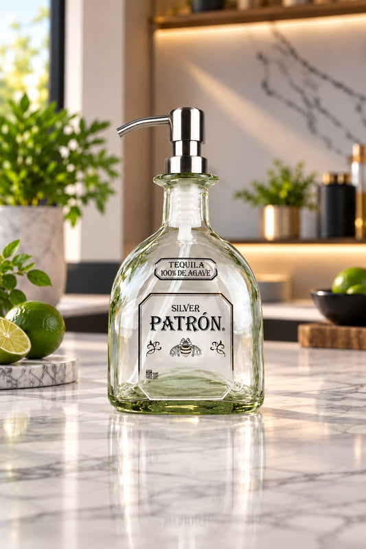 Patron Tequila Bottle Soap Dispenser