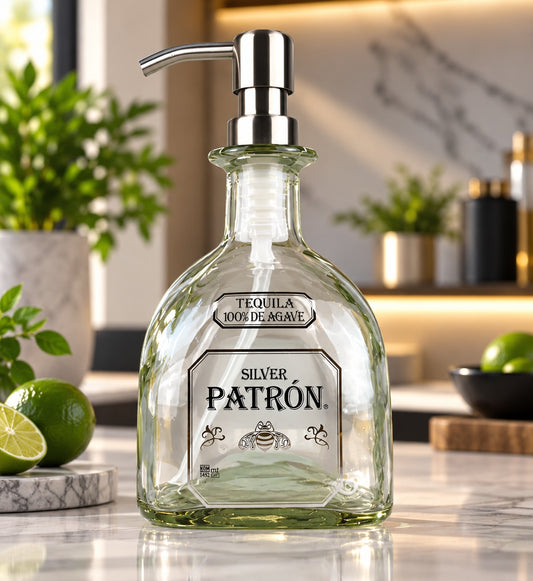 Patron Tequila Bottle Soap Dispenser