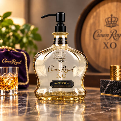 Crown Royal Whisky Bottle Soap Dispenser - XO