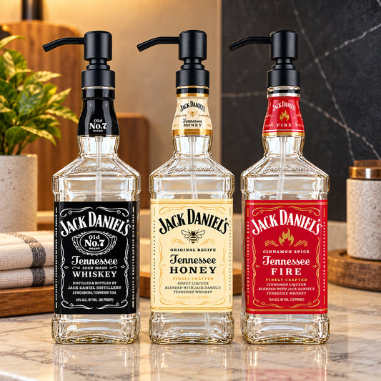Jack Daniel's Whiskey Bottle Soap Dispenser