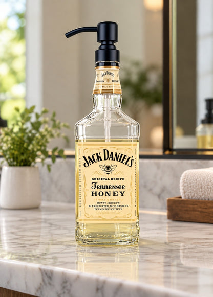 Jack Daniel's Whiskey Bottle Soap Dispenser