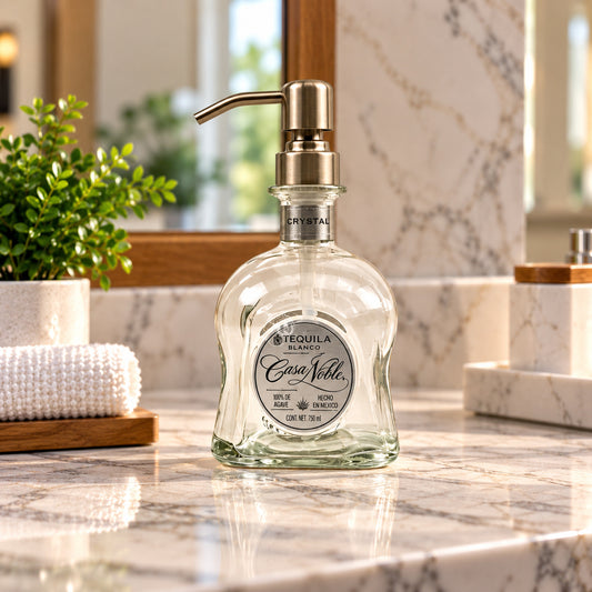 Casa Noble Tequila 375ml Bottle Soap Dispenser