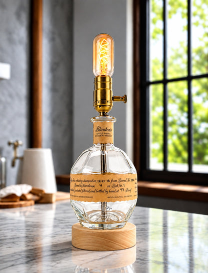 Blanton's Bourbon Whiskey Bottle Lamp