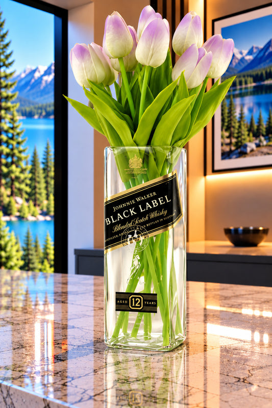 Johnnie Walker Whisky Bottle Vase