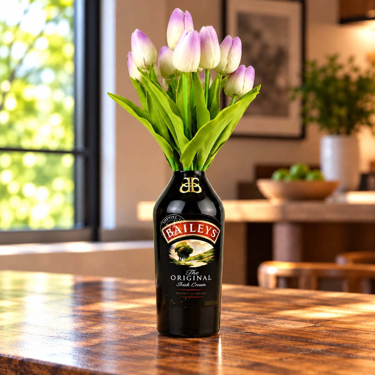 Baileys Irish Cream Bottle Pod Vase
