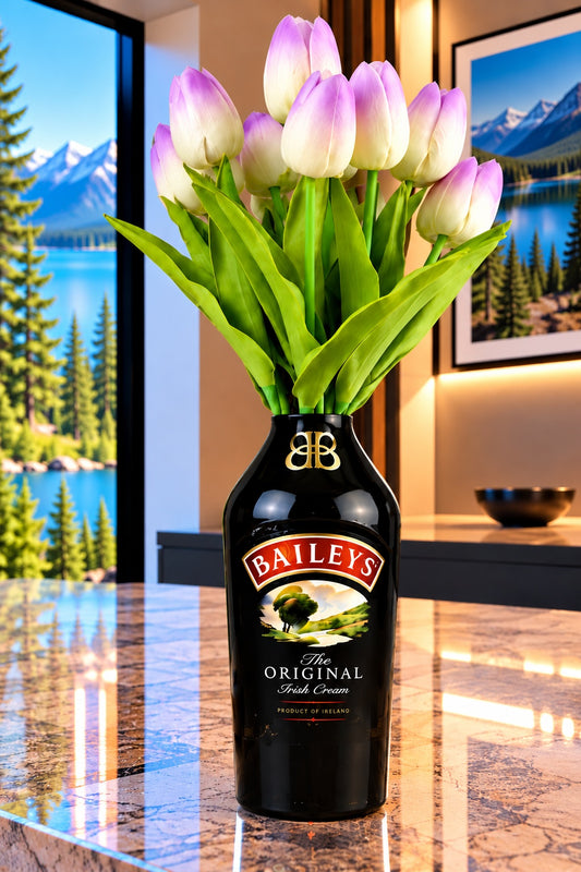 Baileys Irish Cream Bottle Pod Vase