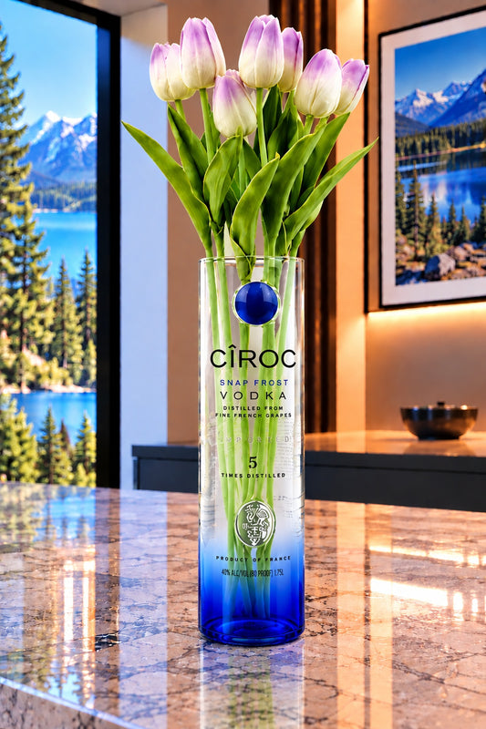 Ciroc Vodka Bottle Vase
