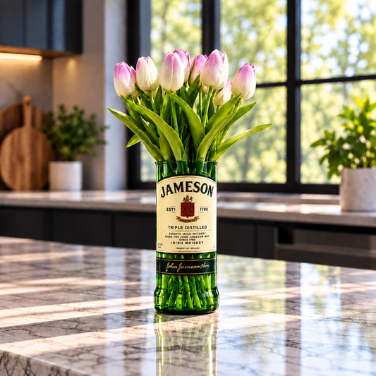 Jameson Irish Whiskey Bottle Vase