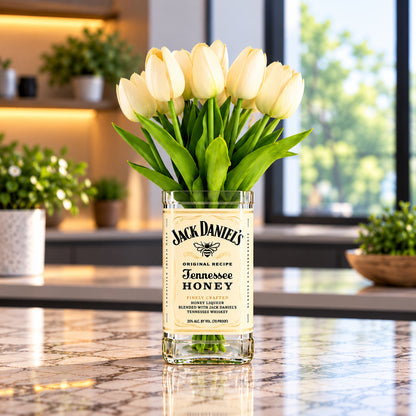 Jack Daniel's Whiskey Bottle Vase