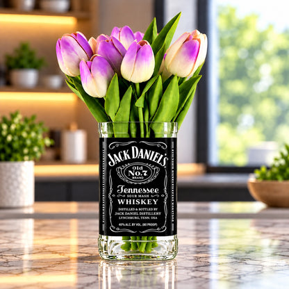 Jack Daniel's Whiskey Bottle Vase