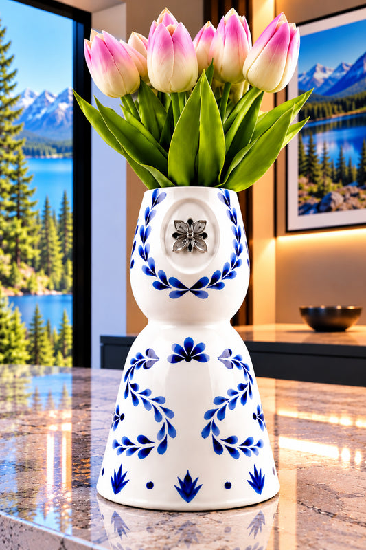 Clase Azul Tequila Bottle Vase - New Logo