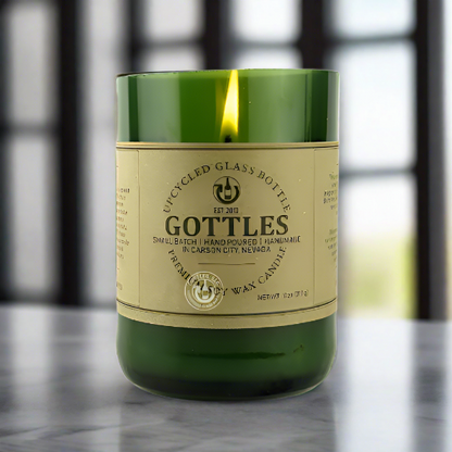 Champagne Bottle Scented Candle