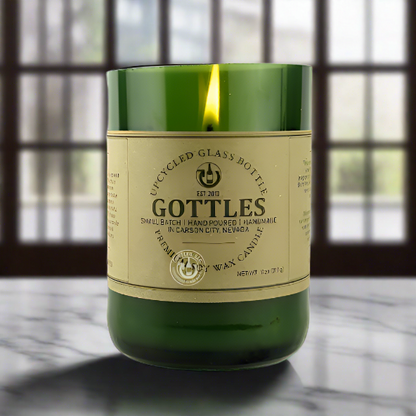 Champagne Bottle Scented Candle