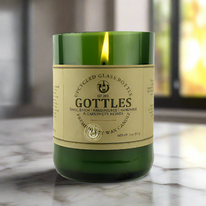 Champagne Bottle Scented Candle