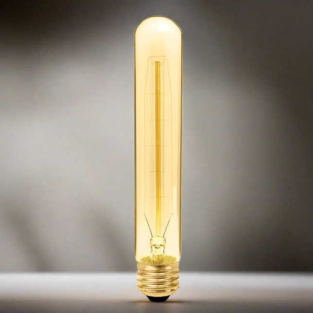 60-Watt Incandescent Tubular Style Vintage Light Bulb
