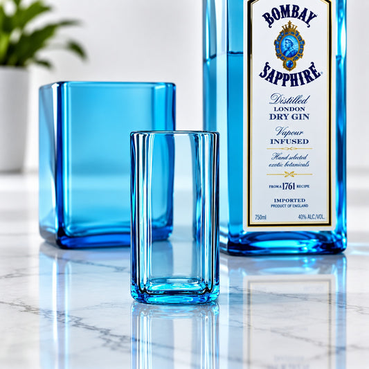Bombay Sapphire Gin Bottle Shot Glass