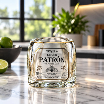 Patron Tequila Bottle Shot Glass