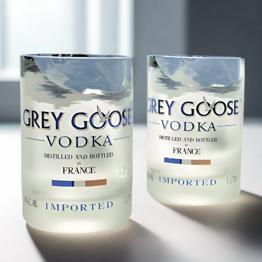 Grey Goose Vodka Bottle 12oz Glass Set